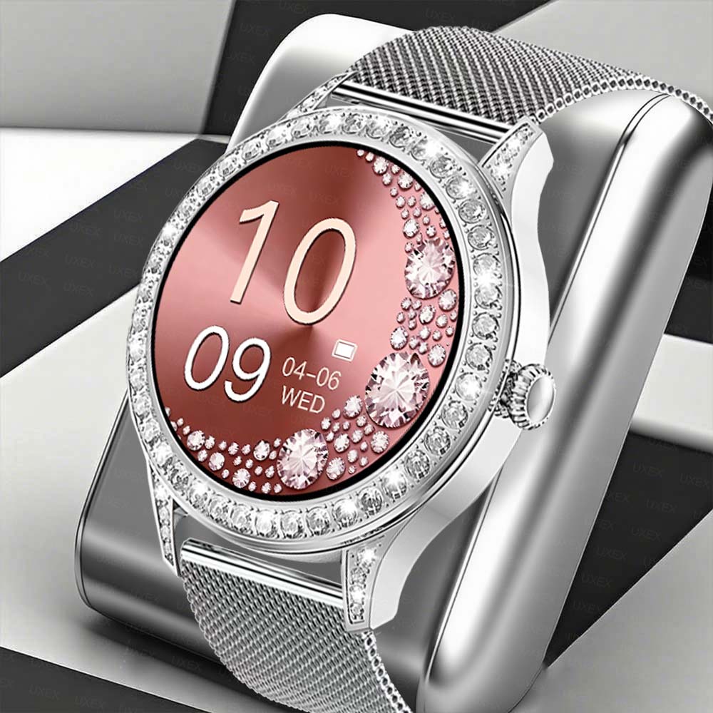 Smartwatch Ladies Watches For Women - Jam Tangan Pintar Mewah untuk Wanita,