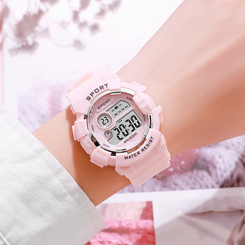 Smartwatch Digital Watches For Kid Boy With Alarm - Jam tangan Digital anak, jam tangan