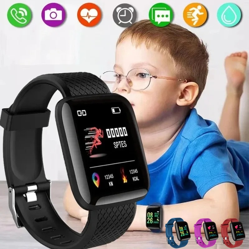 Smartwatch Digital Watches For Kid Boy With Alarm - Jam tangan pintar LED anak-anak, jam