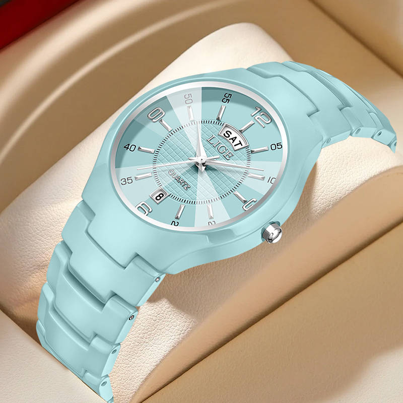 Ladies Fashion Watch - LIGE Jam Tangan Wanita Kuarsa Elegan