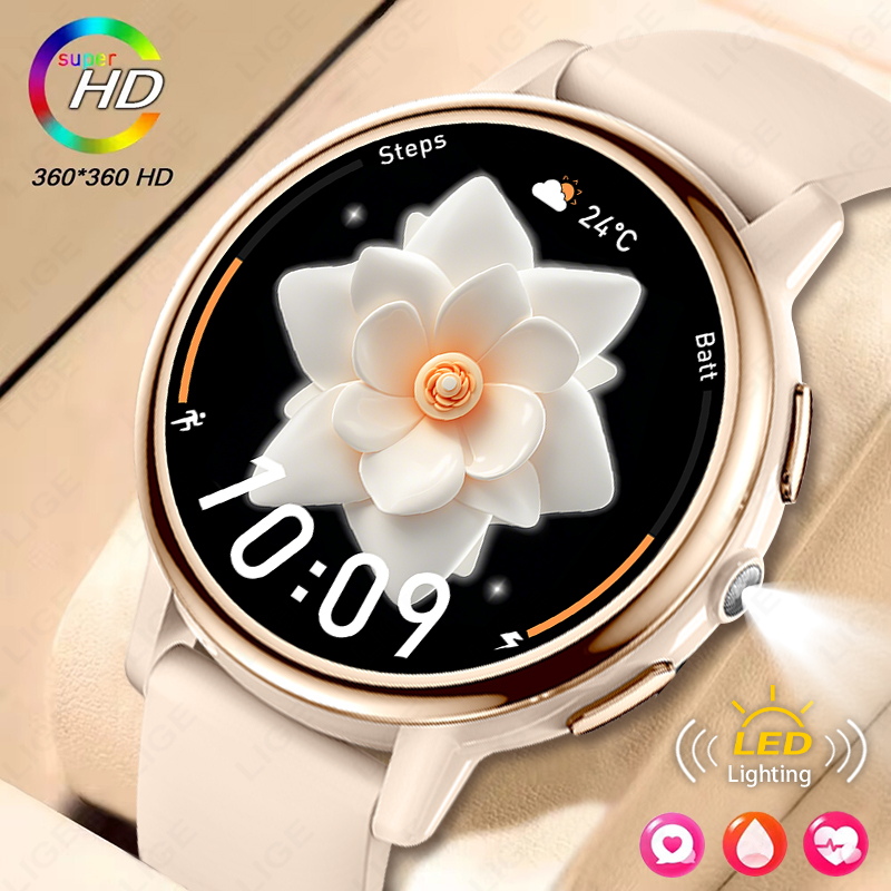 Smartwatch Ladies Watches For Women - Jam Tangan Pintar LIGE Layar 1.26