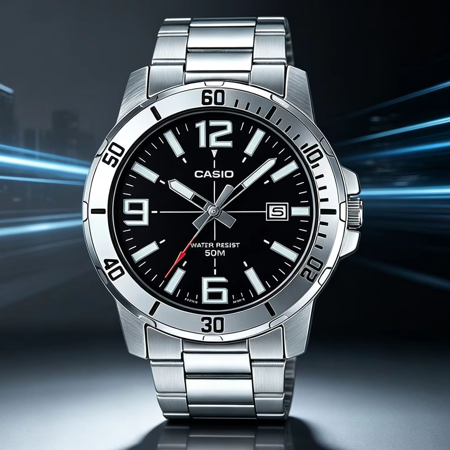 Smartwatch Casio Watches For Men - Jam Tangan Analog Pria Klasik Casio
