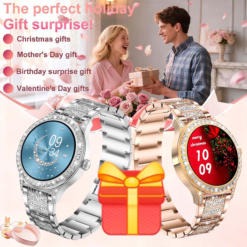 Jam Tangan Pintar Mewah untuk  - Smartwatch Ladies Watches For Women ulasan dan harga