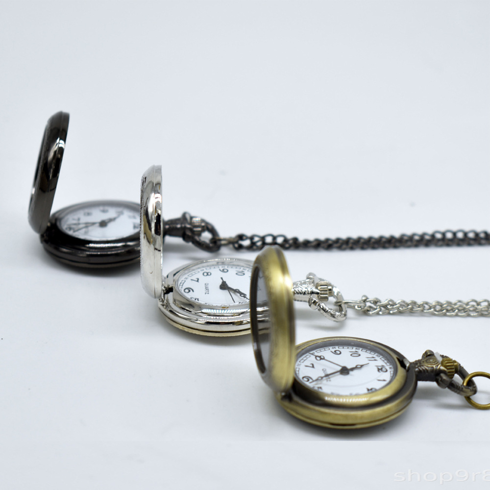 Kalung Liontin Jam Saku Logam  - Ladies Fashion Watch ulasan dan harga