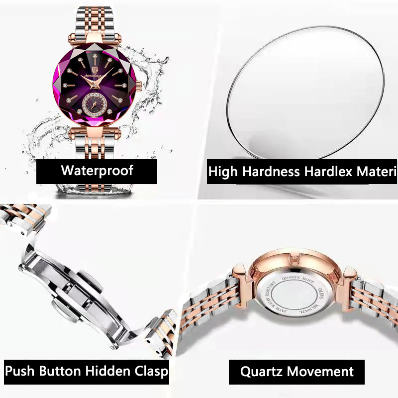 POEDAGAR jam tangan wanita ele - Waterproof Diving Watch ulasan dan harga
