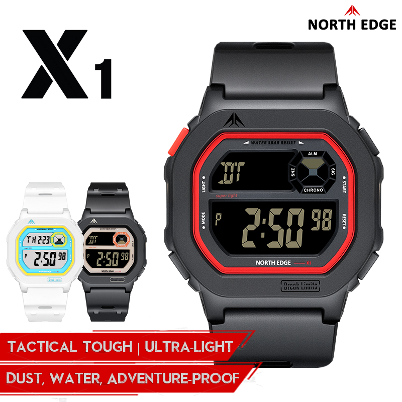 NORTH EDGE X1 Jam Tangan Digit - Altimeter Compass Watch ulasan dan harga