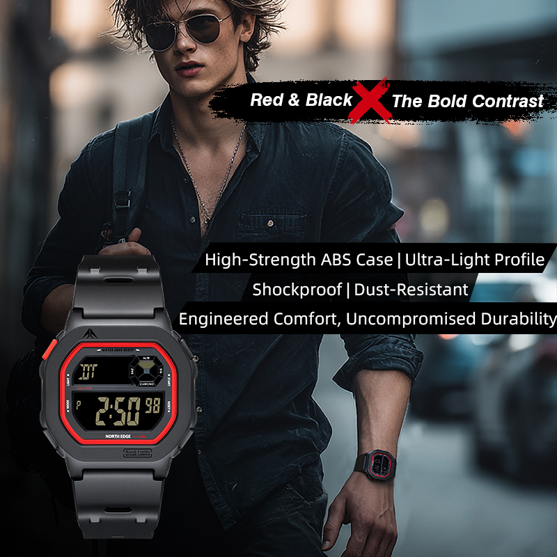 NORTH EDGE X1 Jam Tangan Digit - Altimeter Compass Watch ulasan dan harga