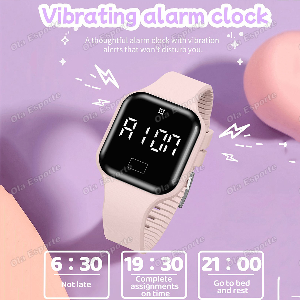 Jam Tangan Pintar Anak Modis J - Smartwatch Digital Watches For Kid Boy With Alarm ulasan dan harga
