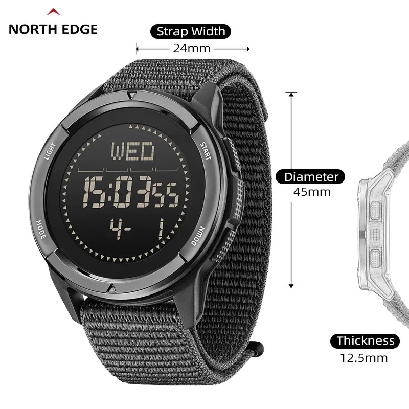 NEW NORTH EDGE Jam Tangan Olah - Altimeter Compass Watch ulasan dan harga