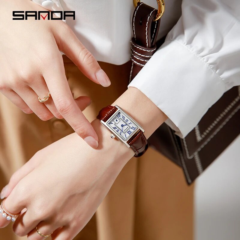 SANDA 1116 jam tangan Analog W - Minimalist Thin Watch ulasan dan harga