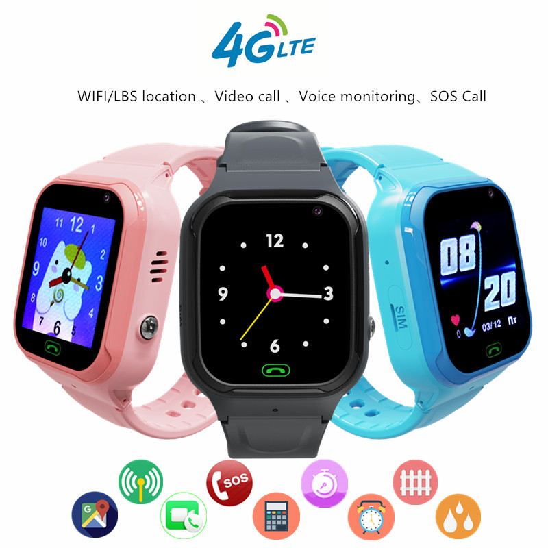 Jam tangan pintar anak 4G, jam - Smartwatch Digital Watches For Kid Boy With Alarm ulasan dan harga