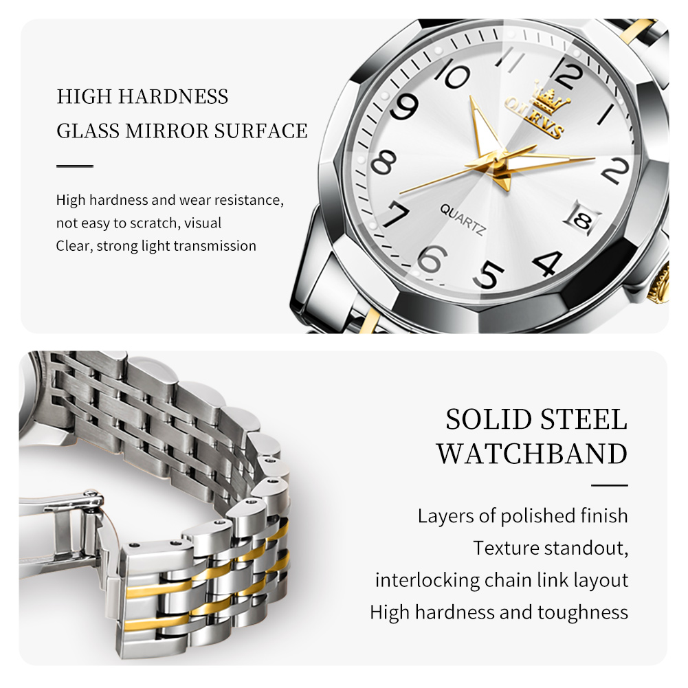 OLEVS jam tangan Quartz wanita - Minimalist Thin Watch ulasan dan harga