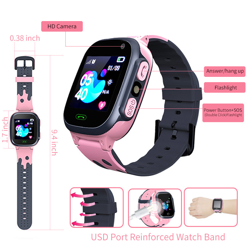 Jam Tangan Pintar Anak Jam Tan - Smartwatch Digital Watches For Kid Boy With Alarm ulasan dan harga