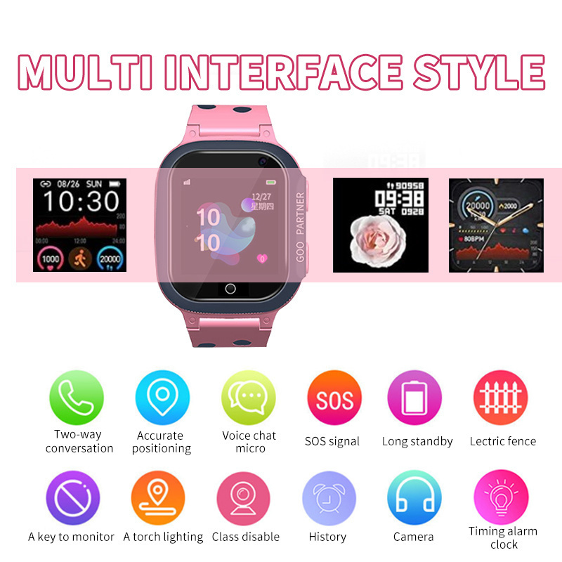 Jam Tangan Pintar Anak Jam Tan - Smartwatch Digital Watches For Kid Boy With Alarm ulasan dan harga