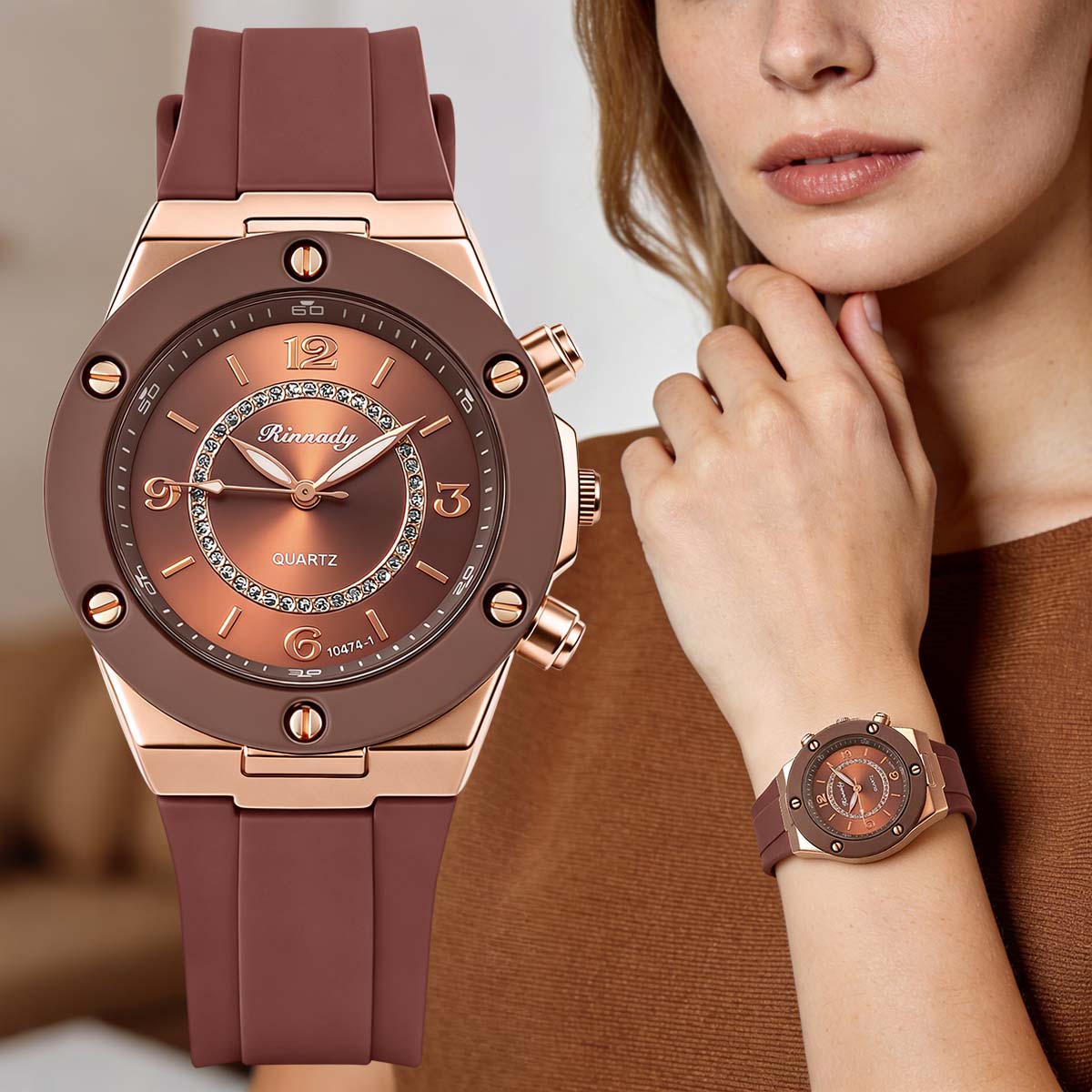 Jam Tangan Wanita Kasual Dial  - Ladies Fashion Watch ulasan dan harga