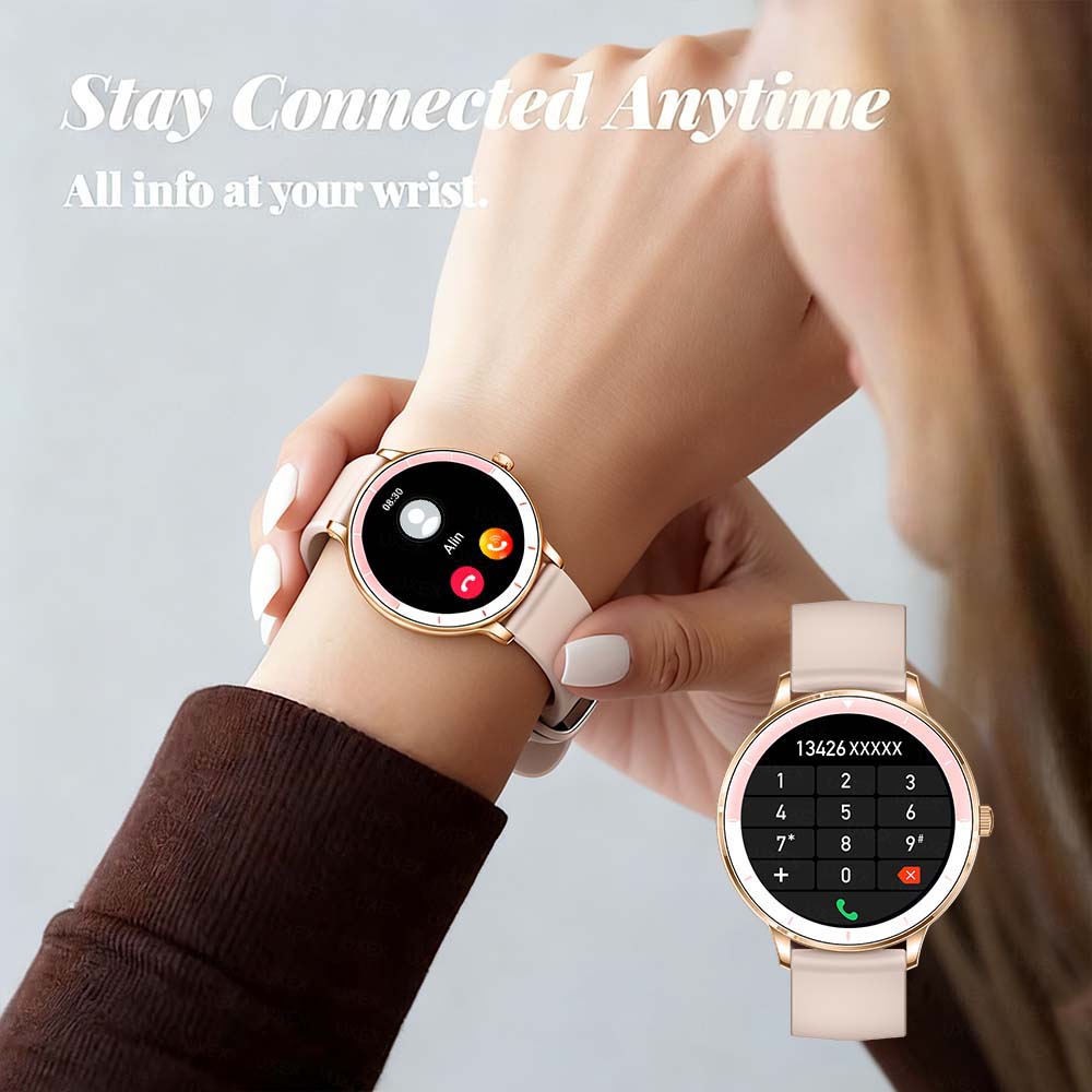 Jam Tangan Pintar Wanita Layar - Smartwatch Ladies Watches For Women ulasan dan harga