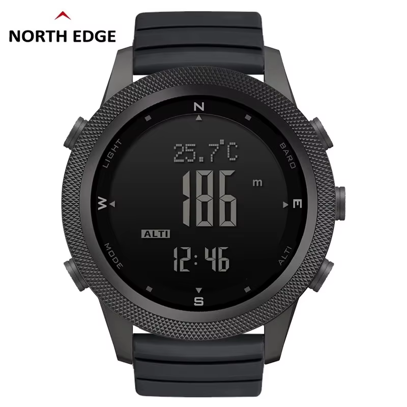NORTH EDGE APACHE-46 Jam Tanga - Altimeter Compass Watch ulasan dan harga