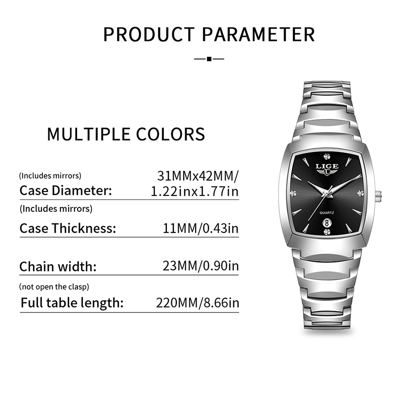 LIGE Jam Tangan Wanita Bisnis  - Ladies Fashion Watch ulasan dan harga