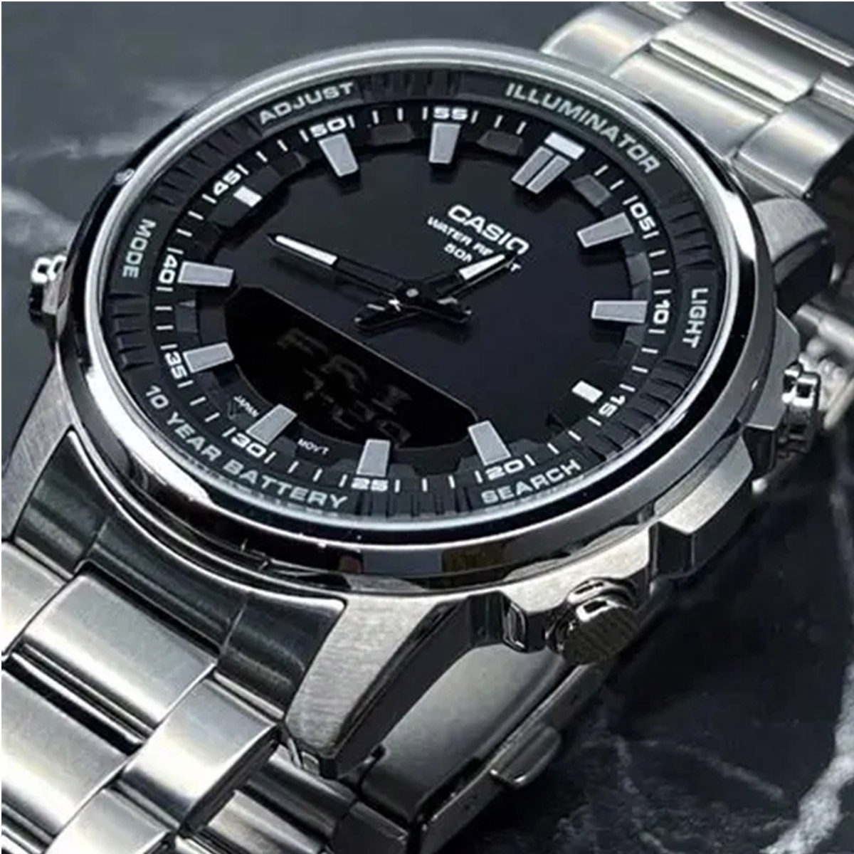 Casio AMW‑880D |   Jam Tangan  - Smartwatch Casio Watches For Men ulasan dan harga