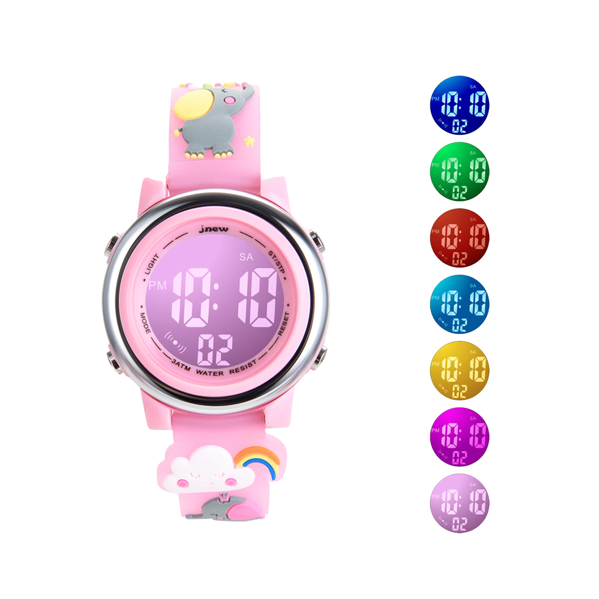 Utthai H120 jam tangan olahrag - Smartwatch Digital Watches For Kid Boy With Alarm ulasan dan harga