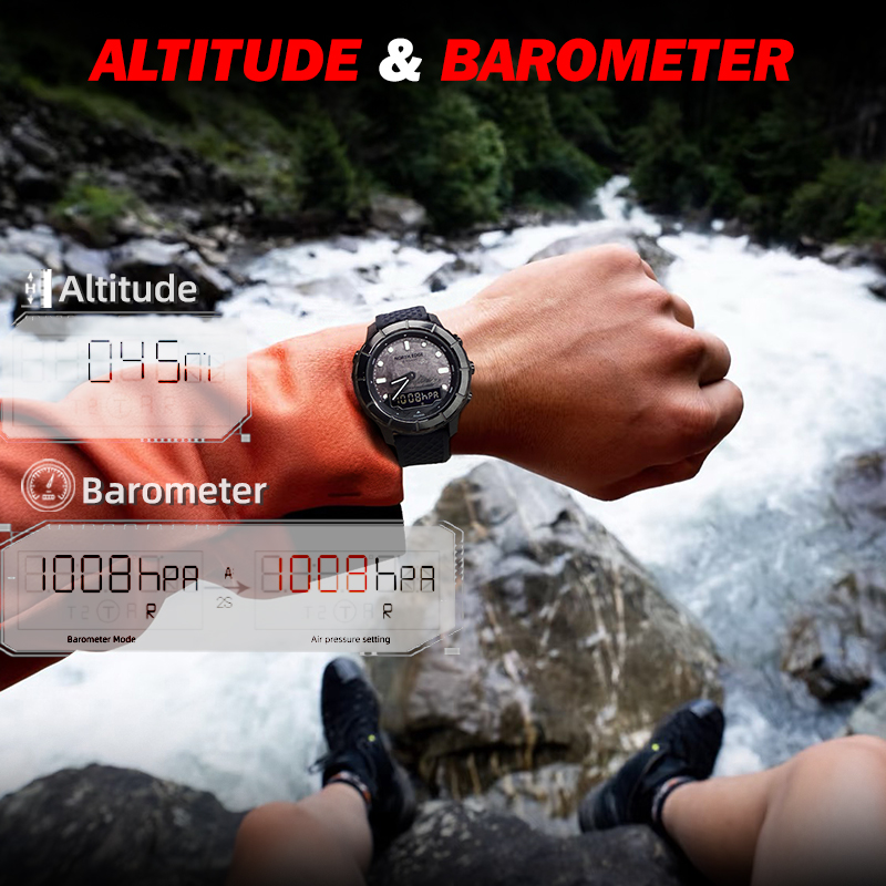NORTH EDGE 2026 THARSIS Jam Ta - Altimeter Compass Watch ulasan dan harga