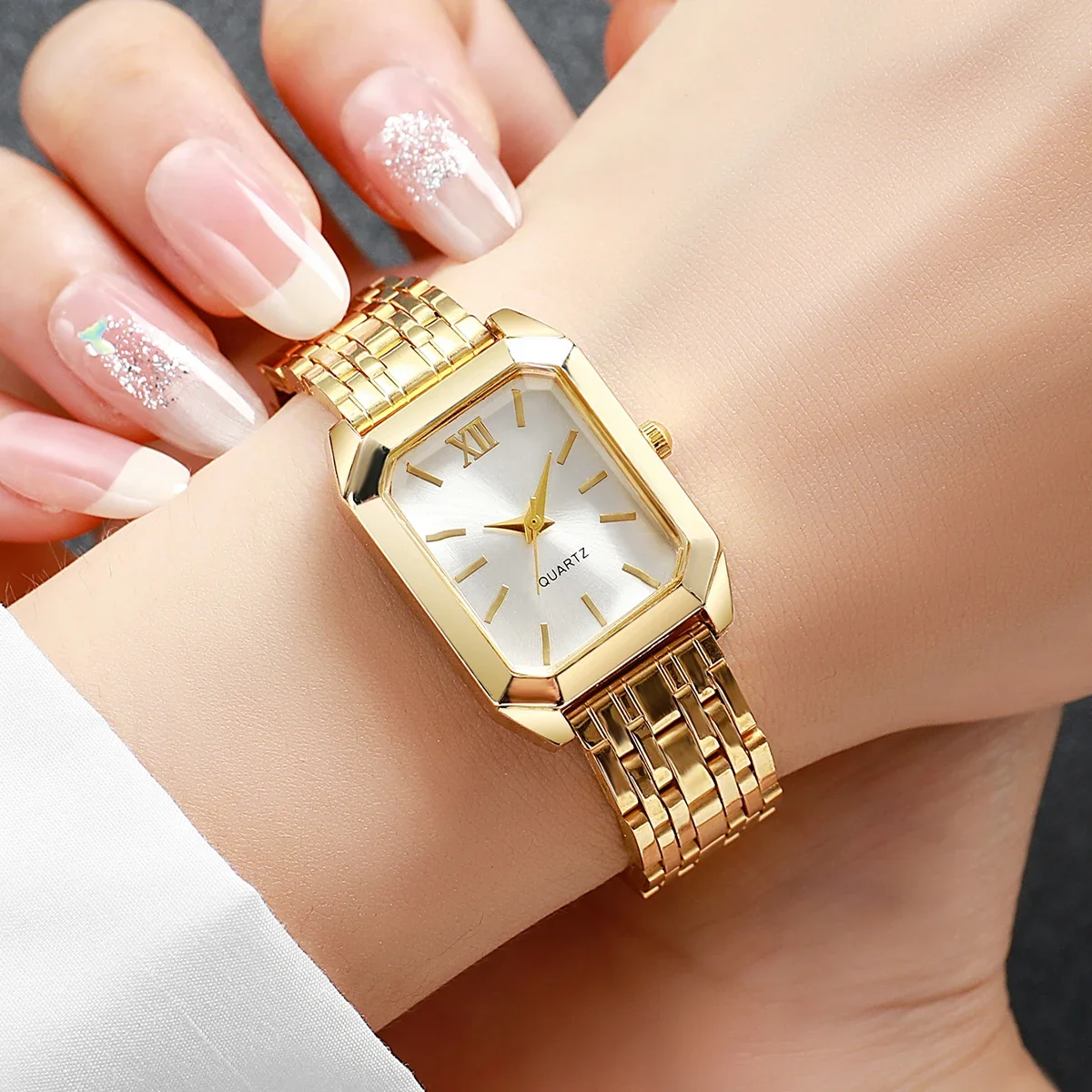 Jam Tangan Wanita Model Kotak  - Ladies Fashion Watch ulasan dan harga