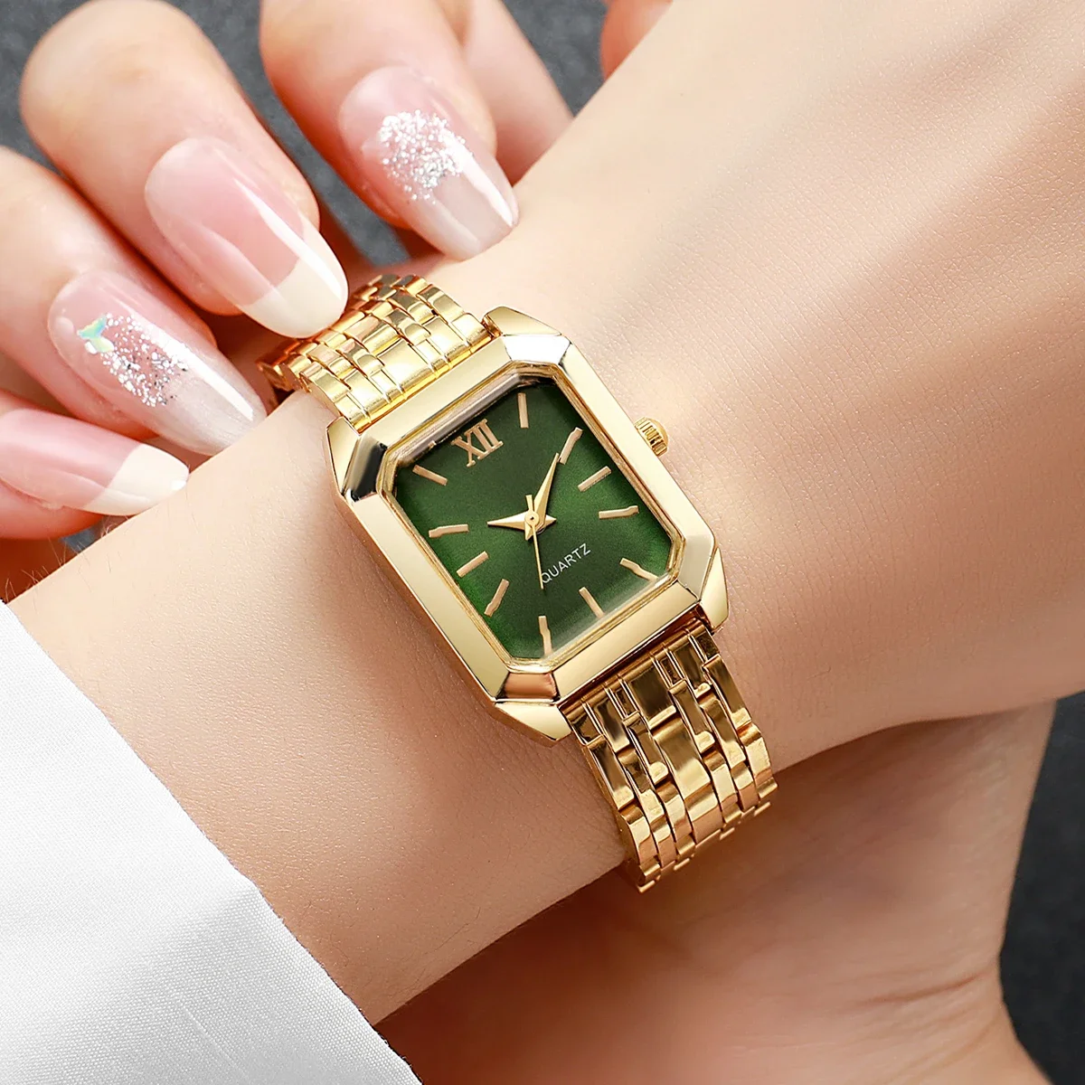 Jam Tangan Wanita Model Kotak  - Ladies Fashion Watch ulasan dan harga