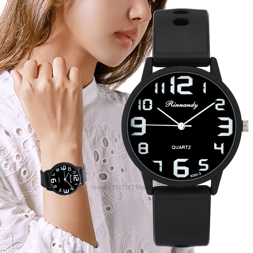 Set Jam Tangan Silikon Wanita  - Minimalist Thin Watch ulasan dan harga
