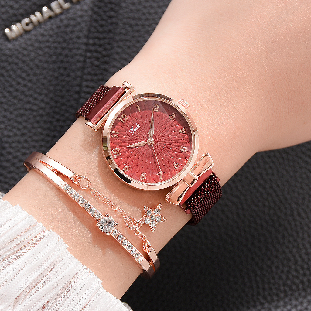 Jam Tangan Kuarsa Set Gelang W - Ladies Fashion Watch ulasan dan harga