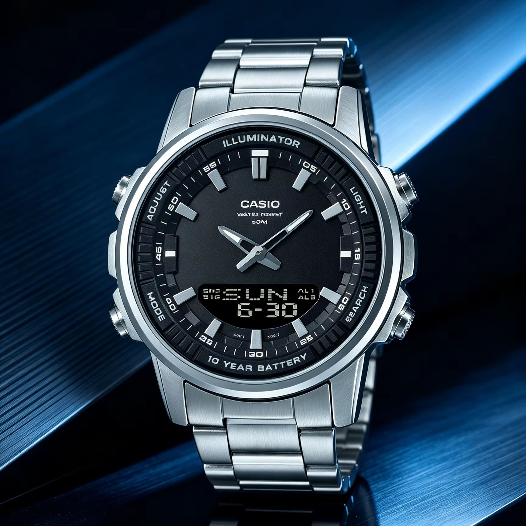Casio AMW‑880D |   Jam Tangan  - Smartwatch Casio Watches For Men ulasan dan harga