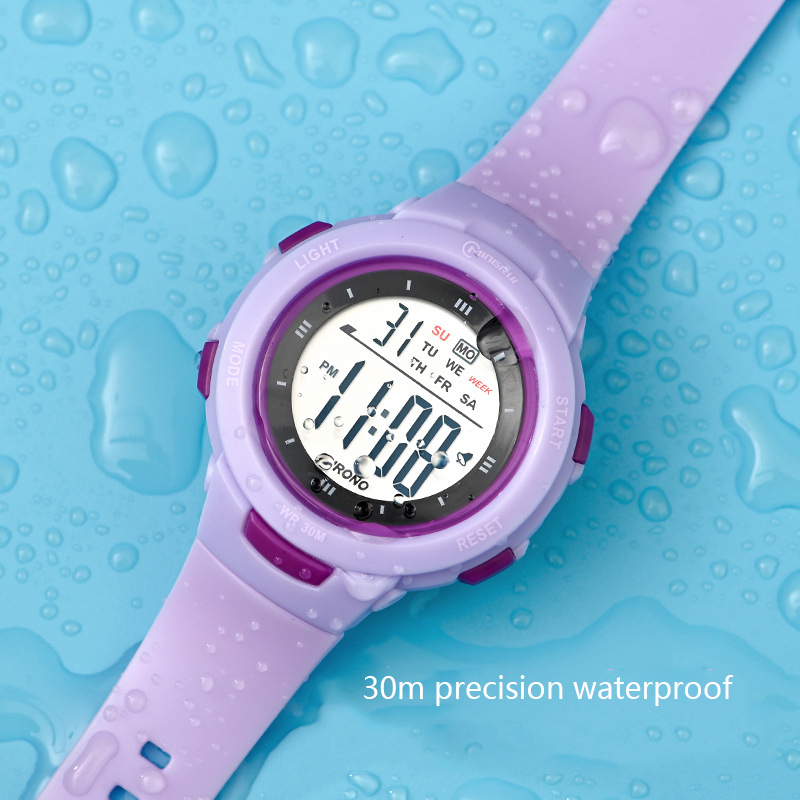 Utthai jam tangan anak jam tan - Smartwatch Digital Watches For Kid Boy With Alarm ulasan dan harga